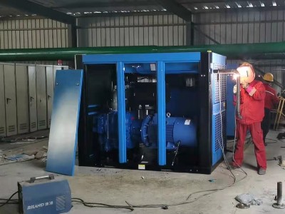 兩臺(tái)雙級(jí)壓縮空壓機(jī)遠(yuǎn)赴貴陽(yáng)，發(fā)光發(fā)熱......