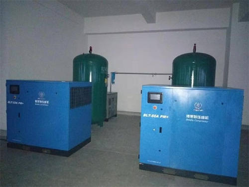 煙臺某金屬加工制造公司采購睿寂行永磁變頻空壓機(jī)